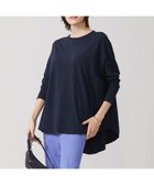 【アイシービー/iCB】の【洗える】 ヴィスコースワイド プルオーバー ネイビー系|ID: prp329100004831264 ipo3291000000035175207