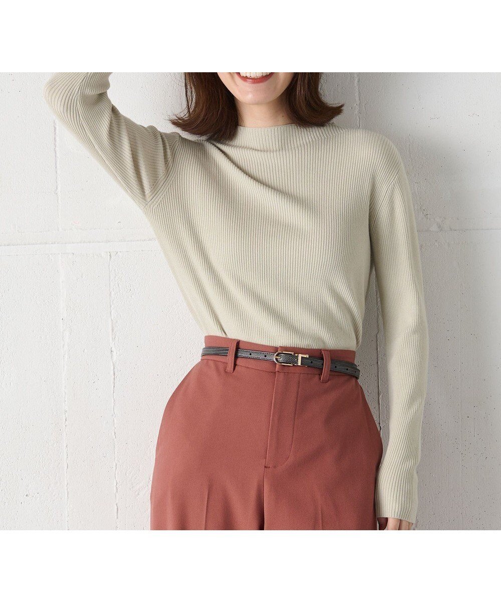 【エニー/ANY】の【洗濯機可】ボトルネック リブニット インテリア・キッズ・メンズ・レディースファッション・服の通販 founy(ファニー) 　ファッション　Fashion　レディースファッション　Fashion for Women　トップス・カットソー　Cut & Sew Tops　ニット　Knit Tops & Sweaters　おすすめ　Recommended / Our Picks　インナー　Innerwear　シンプル　Simple, Minimal　セーター　Sweater, Knitwear　デニム　Denim, Jeans Material　フィット　Fit, Slim Fit　ベーシック　Basic, Essential　ボトルネック　Bottle Neck, Mock Neck　リブニット　Rib Knit, Ribbed Knit　ワイド　Wide, Wide Fit　エレガント 上品　Elegant　洗える　Machine Washable　A/W・秋冬　Autumn/Winter　オイスター|ID: prp329100004831270 ipo3291000000035175249