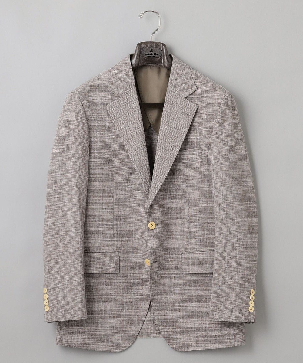 【五大陸/gotairiku / MEN】の【完全オリジナル素材】タイワンタフタ ジャケット インテリア・キッズ・メンズ・レディースファッション・服の通販 founy(ファニー) 　ファッション　Fashion　メンズファッション　Fashion for Men　アウター　Men's Coats Outerwear　テーラードジャケット　Tailored Jackets & Blazers　シェイプ　Shape, Slim Fit　シャンブレー　Chambray, Denim-Like Fabric　ジャケット　Jacket, Outerwear　タフタ　Taffeta, Structured Fabric　レギュラー　Regular, Standard Fit　夏　Summer　春　Spring　S/S・春夏　SS, Spring/Summer, Warm Season　ベージュ系|ID: prp329100004832028 ipo3291000000035183980