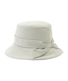 【ムーンバット/MOONBAT】の【遮光100%・遮熱】FURLA(フルラ)リボン巻きダウン ハット 帽子 ロゴチャーム サイズ調整 撥水性 ミントグリーン|ID: prp329100004832040 ipo3291000000035184023