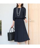 【エニー/ANY】の【洗える・ウエストゴム】セレモニープリーツワンピース ネイビー系|ID: prp329100004832046 ipo3291000000035184079