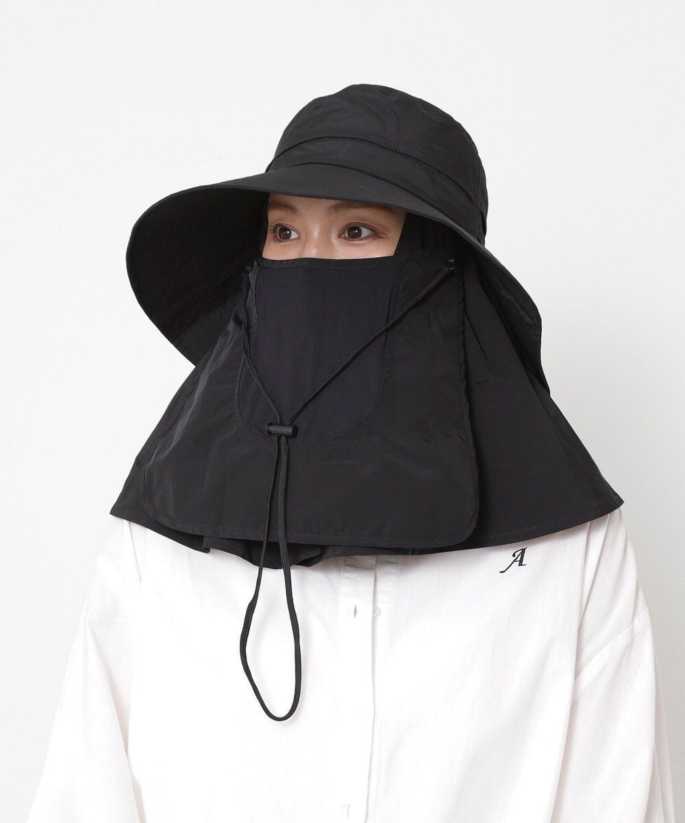 【ムーンバット/MOONBAT】の【遮光100%/UVカット100%】フワクール (Fuwacool) 日差しを完全遮断サファリハット 遮光100 UV100 インテリア・キッズ・メンズ・レディースファッション・服の通販 founy(ファニー) ファッション Fashion レディースファッション Fashion for Women キャップ&ハット Hats & Caps アウトドア Outdoor Clothing フェイス Face, Facial Design 帽子 Hat, Headwear 日傘 Parasol, UV Umbrella メッシュ Mesh, Net Fabric 旅行 Travel ビジネス 仕事 通勤 Business / Work / Commuting ブラック|ID: prp329100004832047 ipo3291000000035184082