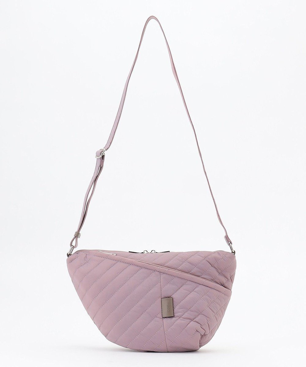 【イザック/Y'SACCS】のナイロンキルティングボディバッグ インテリア・キッズ・メンズ・レディースファッション・服の通販 founy(ファニー) ファッション Fashion レディースファッション Fashion for Women バッグ Bags ポーチ&ミニバッグ Pouches & Mini Bags アシンメトリー Asymmetrical Style キルティング Quilted, Quilting ストライプ Stripe, Striped Pattern スマート Smart, Elegant タフタ Taffeta, Structured Fabric ポケット Pocket, Pocket Detail ポーチ Pouch, Small Case ラップ Wrap, Wrap Design ピンク|ID: prp329100004832055 ipo3291000000035548954