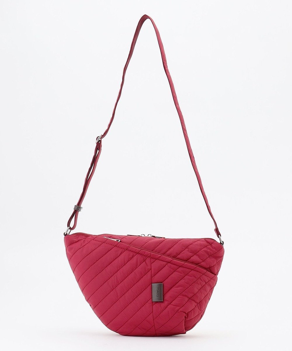 【イザック/Y'SACCS】のナイロンキルティングボディバッグ インテリア・キッズ・メンズ・レディースファッション・服の通販 founy(ファニー) ファッション Fashion レディースファッション Fashion for Women バッグ Bags ポーチ&ミニバッグ Pouches & Mini Bags アシンメトリー Asymmetrical Style キルティング Quilted, Quilting ストライプ Stripe, Striped Pattern スマート Smart, Elegant タフタ Taffeta, Structured Fabric ポケット Pocket, Pocket Detail ポーチ Pouch, Small Case ラップ Wrap, Wrap Design ワイン|ID: prp329100004832055 ipo3291000000035548955