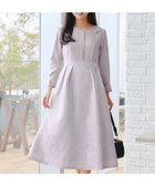 【ティアクラッセ/Tiaclasse】のフラワージャガードドッキングワンピース グレー|ID: prp329100004832058 ipo3291000000035184144