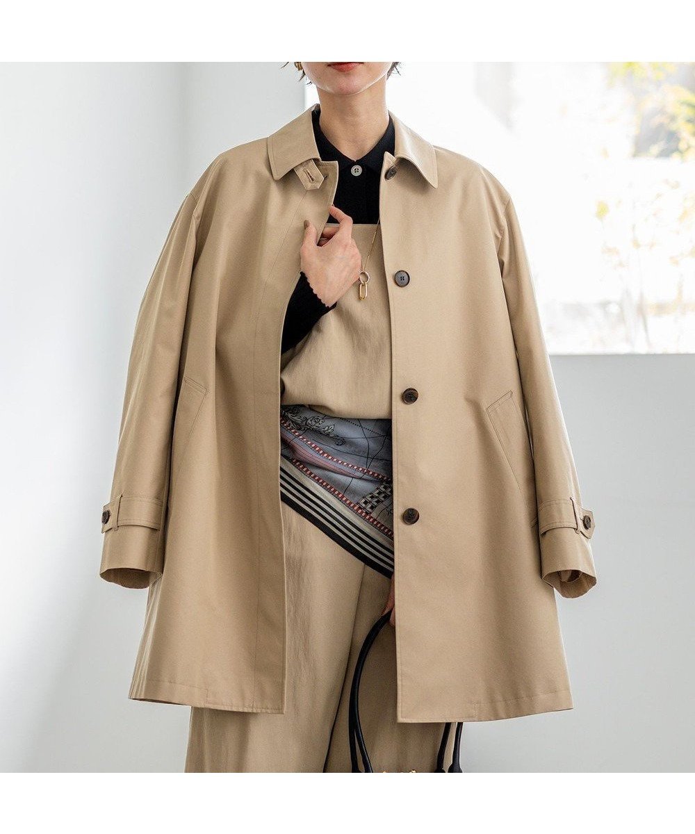 【23区/NIJYUSANKU】の【先行予約】エアータンブラー TCギャバジン ステンカラー コート 人気、トレンドファッション・服の通販 founy(ファニー) 　ファッション　Fashion　レディースファッション　Fashion for Women　アウター　Coat / Outerwear Collection　コート・ロングコート・ピーコート　Long Coats, Peacoats & More　レディースジャケット・軽アウター　Jackets　春　Spring　ジャケット　Jacket, Outerwear　タンブラー　Tumbler, Travel Mug　ハーフ　Half, Half-Length　フラップ　Flap, Flap Pocket　ベーシック　Basic, Essential　マニッシュ　Mannish, Boyish　ロング　Long, Long-Length　S/S・春夏　SS, Spring/Summer, Warm Season　夏　Summer　エレガント 上品　Elegant　2026年　2026　 other-1|ID: prp329100004832062 ipo3291000000035184155