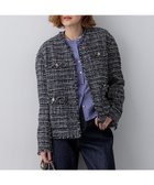 【23区/NIJYUSANKU】の【先行予約】GIOLICAツイード ジャケット 人気、トレンドファッション・服の通販 founy(ファニー) ファッション Fashion レディースファッション Fashion for Women アウター Coat / Outerwear Collection レディースジャケット・軽アウター Jackets イタリア Italy インナー Innerwear クラシック Classic, Timeless Style コンパクト Compact, Small Size ジャケット Jacket, Outerwear ツイード／ツィード Choker, Choker Necklace ツイード Twill, Twill Weave デニム Denim, Jeans Material なめらか Smooth, Silky Texture ハイネック High Neck, Mock Neck フォルム Silhouette, Form フランス France, French フリンジ Fringe, Tassel ボトム Bottoms, Lower Wear ミックス Mix, Mixed Style モノトーン Monotone, Black and White リュクス Luxury, Elegant, High-End, Chic おすすめ Recommended / Our Picks エレガント 上品 Elegant セレモニー Ceremony 2026年 2026 thumbnail モノトーンミックス|ID: prp329100004832063 ipo3291000000035184161