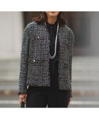 【23区/NIJYUSANKU】の【先行予約】GIOLICAツイード ジャケット ネイビーミックス|ID: prp329100004832063 ipo3291000000035213312