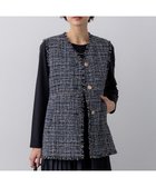 【23区/NIJYUSANKU】の【先行予約】GIOLICAツイード フォルム ジレ 人気、トレンドファッション・服の通販 founy(ファニー) ファッション Fashion レディースファッション Fashion for Women アウター Coat / Outerwear Collection レディースジャケット・軽アウター Jackets イタリア Italy インナー Innerwear 春 Spring クラシック Classic, Timeless Style ジャケット Jacket, Outerwear ツイード／ツィード Choker, Choker Necklace ツイード Twill, Twill Weave デニム Denim, Jeans Material フォルム Silhouette, Form フランス France, French ボトム Bottoms, Lower Wear ミックス Mix, Mixed Style モノトーン Monotone, Black and White S/S・春夏 SS, Spring/Summer, Warm Season おすすめ Recommended / Our Picks 夏 Summer エレガント 上品 Elegant セレモニー Ceremony 2026年 2026 thumbnail ネイビーミックス|ID: prp329100004832064 ipo3291000000035184166