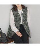 【23区/NIJYUSANKU】の【先行予約】GIOLICAツイード フォルム ジレ モノトーンミックス|ID: prp329100004832064 ipo3291000000035213315