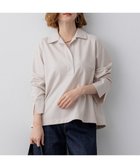 【23区/NIJYUSANKU】の【先行予約】コンパクトツイル スキッパー カットソー 人気、トレンドファッション・服の通販 founy(ファニー) ファッション Fashion レディースファッション Fashion for Women トップス・カットソー Cut & Sew Tops シャツ・ブラウス・オフィスカジュアル Elegant Blouses & Button-Ups ロングTシャツ・Tシャツ Longline T-Shirts & Tees カットソー・ベーシックTシャツ Cut-and-Sewn Tops / Stretch Tees & Basics インナー Innerwear 春 Spring カットソー Cut and Sewn Top カフス Cuff Design シアー Sheer, See-Through スキッパー Skipper, Open Collar タートルネック Turtleneck, High Neck ツイル Twist, Twisted Detail フェミニン Feminine, Girly マニッシュ Mannish, Boyish リラックス Relax, Relaxed Fit レース Lace, Lace Fabric S/S・春夏 SS, Spring/Summer, Warm Season 夏 Summer エレガント 上品 Elegant 2026年 2026 thumbnail ベージュ系|ID: prp329100004832069 ipo3291000000035184182