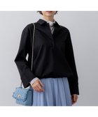 【23区/NIJYUSANKU】の【先行予約】コンパクトツイル スキッパー カットソー 人気、トレンドファッション・服の通販 founy(ファニー) ファッション Fashion レディースファッション Fashion for Women トップス・カットソー Cut & Sew Tops シャツ・ブラウス・オフィスカジュアル Elegant Blouses & Button-Ups ロングTシャツ・Tシャツ Longline T-Shirts & Tees カットソー・ベーシックTシャツ Cut-and-Sewn Tops / Stretch Tees & Basics インナー Innerwear 春 Spring カットソー Cut and Sewn Top カフス Cuff Design シアー Sheer, See-Through スキッパー Skipper, Open Collar タートルネック Turtleneck, High Neck ツイル Twist, Twisted Detail フェミニン Feminine, Girly マニッシュ Mannish, Boyish リラックス Relax, Relaxed Fit レース Lace, Lace Fabric S/S・春夏 SS, Spring/Summer, Warm Season 夏 Summer エレガント 上品 Elegant 2026年 2026 thumbnail ブラック系|ID: prp329100004832069 ipo3291000000035184183