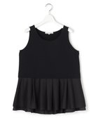 【23区/NIJYUSANKU】の【先行予約】ナチュラルコットンベア シアーペプラム タンクトップ 人気、トレンドファッション・服の通販 founy(ファニー) ファッション Fashion レディースファッション Fashion for Women トップス・カットソー Cut & Sew Tops 春 Spring カットソー Cut and Sewn Top カーディガン Cardigan, Knitwear シアー Sheer, See-Through ストレッチ Stretch, Stretchy Fabric タンク Tank Top, Sleeveless Top ドッキング Docking, Mixed Material ノースリーブ Sleeveless, No-Sleeve ペプラム Peplum, Flared Hem レース Lace, Lace Fabric ロング Long, Long-Length S/S・春夏 SS, Spring/Summer, Warm Season 夏 Summer エレガント 上品 Elegant 2026年 2026 thumbnail ブラック系|ID: prp329100004832070 ipo3291000000035184186