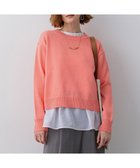 【23区/NIJYUSANKU】の【先行予約】コットンギマ クルーネック ニット 人気、トレンドファッション・服の通販 founy(ファニー) ファッション Fashion レディースファッション Fashion for Women トップス・カットソー Cut & Sew Tops ニット Knit Tops & Sweaters イエロー Yellow 春 Spring カットソー Cut and Sewn Top シンプル Simple, Minimal スキッパー Skipper, Open Collar セーター Sweater, Knitwear ベスト Vest, Waistcoat ボーダー Border, Stripe S/S・春夏 SS, Spring/Summer, Warm Season 夏 Summer エレガント 上品 Elegant 2026年 2026 thumbnail ピンク系|ID: prp329100004832072 ipo3291000000035184192