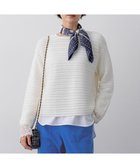 【23区/NIJYUSANKU】のコットンギマ ボートネック ニット 人気、トレンドファッション・服の通販 founy(ファニー) ファッション Fashion レディースファッション Fashion for Women トップス・カットソー Cut & Sew Tops ニット Knit Tops & Sweaters アイレット Eyelet Lace イエロー Yellow 春 Spring カットソー Cut and Sewn Top スキッパー Skipper, Open Collar セーター Sweater, Knitwear ベスト Vest, Waistcoat S/S・春夏 SS, Spring/Summer, Warm Season 夏 Summer エレガント 上品 Elegant 2026年 2026 thumbnail ホワイト系|ID: prp329100004832073 ipo3291000000035702056