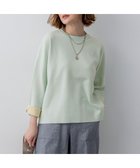 【23区/NIJYUSANKU】の【先行予約】バイカラーダブルフェイス ニット 人気、トレンドファッション・服の通販 founy(ファニー) ファッション Fashion レディースファッション Fashion for Women トップス・カットソー Cut & Sew Tops ニット Knit Tops & Sweaters イエロー Yellow インド Indian Textile 春 Spring カーディガン Cardigan, Knitwear 軽量 Lightweight, Ultra Light シルク Silk, 100% Silk スリット Slit, Slit Detail セーター Sweater, Knitwear バランス Balance, Style Balance ヘムライン Hemline, Bottom Cut S/S・春夏 SS, Spring/Summer, Warm Season 夏 Summer エレガント 上品 Elegant 2026年 2026 thumbnail アイスグリーン×クリーム|ID: prp329100004832076 ipo3291000000035184214