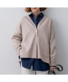 【23区/NIJYUSANKU】のバイカラーダブルフェイス ニット カーディガン 人気、トレンドファッション・服の通販 founy(ファニー) ファッション Fashion レディースファッション Fashion for Women トップス・カットソー Cut & Sew Tops ニット Knit Tops & Sweaters カーディガン・羽織り Layered Style Cardigans イエロー Yellow インド Indian Textile インナー Innerwear 春 Spring カーディガン Cardigan, Knitwear シルク Silk, 100% Silk シンプル Simple, Minimal バランス Balance, Style Balance S/S・春夏 SS, Spring/Summer, Warm Season 夏 Summer エレガント 上品 Elegant 2026年 2026 thumbnail ベージュ×イエロー|ID: prp329100004832077 ipo3291000000035787290