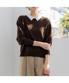 【23区/NIJYUSANKU】の【先行予約/WEB 一部店舗限定】バイカラーデザイン 2WAY ニット 人気、トレンドファッション・服の通販 founy(ファニー) ファッション Fashion レディースファッション Fashion for Women トップス・カットソー Cut & Sew Tops ニット Knit Tops & Sweaters 春 Spring シンプル Simple, Minimal スリーブ Sleeve, Long Sleeve / Short Sleeve セーター Sweater, Knitwear ダウン Down, Puffer デニム Denim, Jeans Material S/S・春夏 SS, Spring/Summer, Warm Season 夏 Summer エレガント 上品 Elegant 2026年 2026 thumbnail ダークブラウン系|ID: prp329100004832078 ipo3291000000035184220