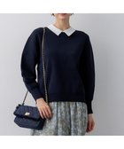 【23区/NIJYUSANKU】の【先行予約/WEB 一部店舗限定】バイカラーデザイン 2WAY ニット 人気、トレンドファッション・服の通販 founy(ファニー) ファッション Fashion レディースファッション Fashion for Women トップス・カットソー Cut & Sew Tops ニット Knit Tops & Sweaters 春 Spring シンプル Simple, Minimal スリーブ Sleeve, Long Sleeve / Short Sleeve セーター Sweater, Knitwear ダウン Down, Puffer デニム Denim, Jeans Material S/S・春夏 SS, Spring/Summer, Warm Season 夏 Summer エレガント 上品 Elegant 2026年 2026 thumbnail ネイビー系|ID: prp329100004832078 ipo3291000000035184222