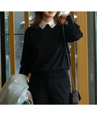 【23区/NIJYUSANKU】の【WEB 一部店舗限定】ビジューデザイン 2WAY ニット 人気、トレンドファッション・服の通販 founy(ファニー) ファッション Fashion レディースファッション Fashion for Women トップス・カットソー Cut & Sew Tops ニット Knit Tops & Sweaters 春 Spring シルク Silk, 100% Silk シンプル Simple, Minimal ストレッチ Stretch, Stretchy Fabric セーター Sweater, Knitwear ダウン Down, Puffer デニム Denim, Jeans Material ドッキング Docking, Mixed Material ビジュー Bijou, Jewel-like Accent S/S・春夏 SS, Spring/Summer, Warm Season 夏 Summer エレガント 上品 Elegant 2026年 2026 thumbnail ブラック系|ID: prp329100004832079 ipo3291000000035439269