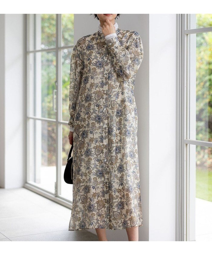 【23区/NIJYUSANKU】の【先行予約】Ericaキャラコ ペイズリープリント シャツワンピース インテリア・キッズ・メンズ・レディースファッション・服の通販 founy(ファニー) https://founy.com/ ファッション Fashion レディースファッション Fashion for Women ワンピース Dresses シャツワンピース / 1枚で着映えコーデ Shirt Dresses イタリア Italy インド Indian Textile 春 Spring カーディガン Cardigan, Knitwear シンプル Simple, Minimal ジャケット Jacket, Outerwear スカーフ Scarf, Neckwear ダウン Down, Puffer デニム Denim, Jeans Material プリント Print, Printed Pattern ボトム Bottoms, Lower Wear モチーフ Motif, Design Theme S/S・春夏 SS, Spring/Summer, Warm Season 夏 Summer 旅行 Travel エレガント 上品 Elegant 2026年 2026 |ID: prp329100004832080 ipo3291000000035184227