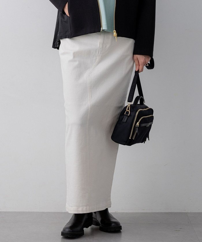 【23区/NIJYUSANKU】の【先行予約】23区DENIM Iライン デニムスカート インテリア・キッズ・メンズ・レディースファッション・服の通販 founy(ファニー) https://founy.com/ ファッション Fashion レディースファッション Fashion for Women スカート Skirts デニムスカート・カジュアルスカート Denim Skirts シンプル Simple, Minimal ストレッチ Stretch, Stretchy Fabric ストレート Straight, Straight Cut デニム Denim, Jeans Material 定番 Standard, Basic Item フィット Fit, Slim Fit A/W・秋冬 Autumn/Winter S/S・春夏 SS, Spring/Summer, Warm Season 夏 Summer 2026年 2026 |ID: prp329100004832083 ipo3291000000035184238