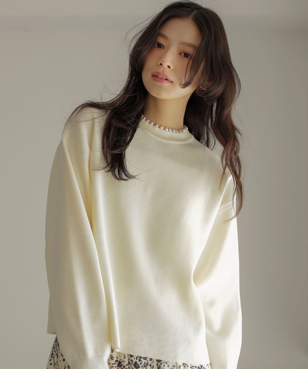 【組曲/KUMIKYOKU】の【WEB限定】パール釦畦ニット プルオーバー 人気、トレンドファッション・服の通販 founy(ファニー) ファッション Fashion レディースファッション Fashion for Women トップス・カットソー Cut & Sew Tops ニット Knit Tops & Sweaters カジュアルプルオーバー・ニットトップス Pullovers & Knit Tops / Casual Pullovers アクセサリー Fashion Accessories 春 Spring 畦 Ribbed Knit コンパクト Compact, Small Size シンプル Simple, Minimal セーター Sweater, Knitwear デニム Denim, Jeans Material バランス Balance, Style Balance パール Pearl, Pearl Accent フェミニン Feminine, Girly フォルム Silhouette, Form ボトム Bottoms, Lower Wear ロング Long, Long-Length S/S・春夏 SS, Spring/Summer, Warm Season おすすめ Recommended / Our Picks 夏 Summer エレガント 上品 Elegant other-1|ID: prp329100004832089 ipo3291000000035202262