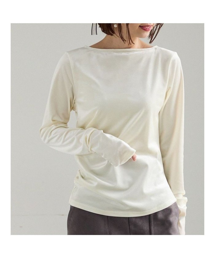 【テチチ/Te chichi】のベロアサイドギャザートップス インテリア・キッズ・メンズ・レディースファッション・服の通販 founy(ファニー) https://founy.com/ ファッション Fashion レディースファッション Fashion for Women トップス・カットソー Cut & Sew Tops シャツ・ブラウス・オフィスカジュアル Elegant Blouses & Button-Ups ロングTシャツ・Tシャツ Longline T-Shirts & Tees カットソー・ベーシックTシャツ Cut-and-Sewn Tops / Stretch Tees & Basics ベロアトップス Velour Tops / Velvet-Look Items カットソー Cut and Sewn Top ギャザー Gathered, Ruffled 夏 Summer S/S・春夏 SS, Spring/Summer, Warm Season A/W・秋冬 Autumn/Winter |ID: prp329100004832092 ipo3291000000035184275