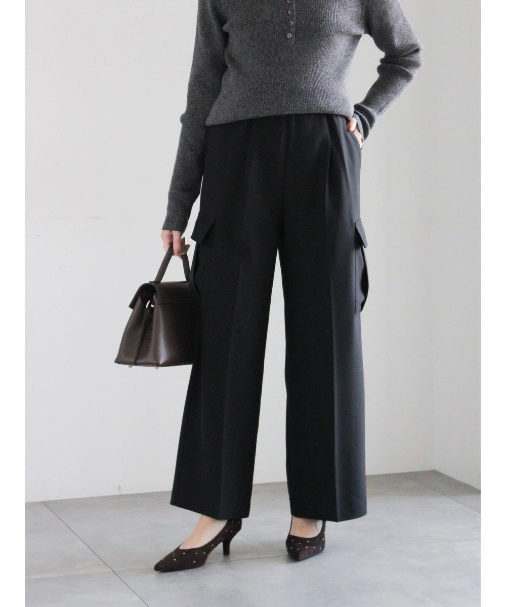 【テチチ/Te chichi】のイージーカーゴスラックス 人気、トレンドファッション・服の通販 founy(ファニー) 　ファッション　Fashion　レディースファッション　Fashion for Women　パンツ　Pants & Trousers　スウェット / スエット　Sweatshirt, Sweatwear　フラップ　Flap, Flap Pocket　ポケット　Pocket, Pocket Detail　リラックス　Relax, Relaxed Fit　エレガント 上品　Elegant　夏　Summer　S/S・春夏　SS, Spring/Summer, Warm Season　A/W・秋冬　Autumn/Winter　 other-1|ID: prp329100004832093 ipo3291000000035184279