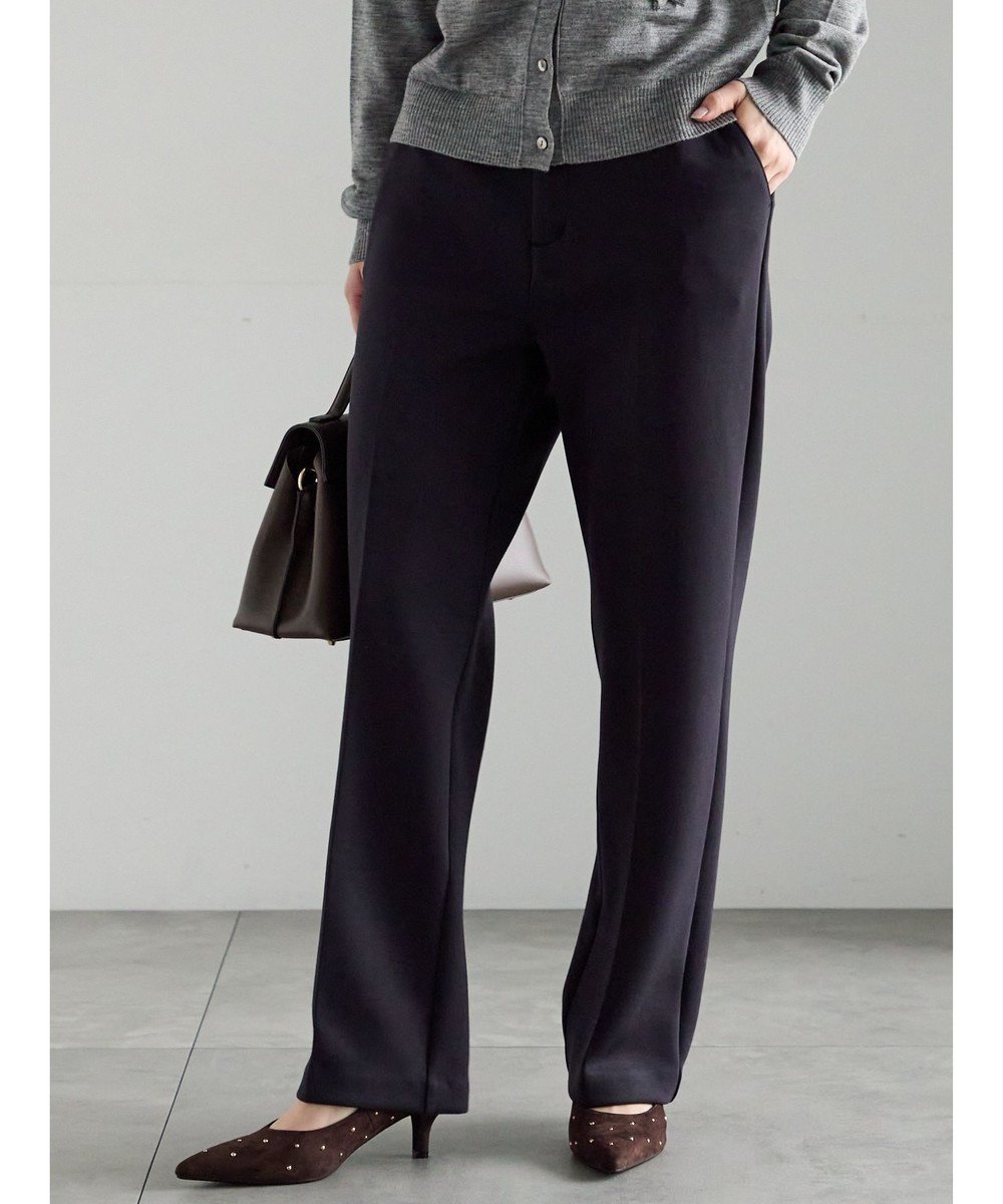 【テチチ/Te chichi】の裏起毛パイピングストレートパンツ インテリア・キッズ・メンズ・レディースファッション・服の通販 founy(ファニー) 　ファッション　Fashion　レディースファッション　Fashion for Women　パンツ　Pants & Trousers　スウェット / スエット　Sweatshirt, Sweatwear　バランス　Balance, Style Balance　夏　Summer　S/S・春夏　SS, Spring/Summer, Warm Season　A/W・秋冬　Autumn/Winter　ネイビー|ID: prp329100004832095 ipo3291000000035184292