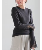 【テチチ/Te chichi】のレースカフスレイヤードニット 人気、トレンドファッション・服の通販 founy(ファニー) ファッション Fashion レディースファッション Fashion for Women トップス・カットソー Cut & Sew Tops ニット Knit Tops & Sweaters おすすめ Recommended / Our Picks シンプル Simple, Minimal ジャケット Jacket, Outerwear セーター Sweater, Knitwear デニム Denim, Jeans Material フレア Flare, Flared レース Lace, Lace Fabric エレガント 上品 Elegant 夏 Summer S/S・春夏 SS, Spring/Summer, Warm Season A/W・秋冬 Autumn/Winter thumbnail チャコールグレー|ID: prp329100004832104 ipo3291000000035184351