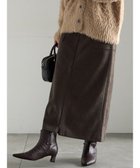 【テチチ/Te chichi】のボンディングスエードタイトスカート チャコールグレー|ID: prp329100004832107 ipo3291000000035184362