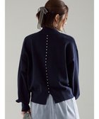 【テチチ/Te chichi】のバックビジューニット 人気、トレンドファッション・服の通販 founy(ファニー) ファッション Fashion レディースファッション Fashion for Women トップス・カットソー Cut & Sew Tops ニット Knit Tops & Sweaters シンプル Simple, Minimal セーター Sweater, Knitwear デニム Denim, Jeans Material バランス Balance, Style Balance フロント Front, Front Design ワイド Wide, Wide Fit 夏 Summer S/S・春夏 SS, Spring/Summer, Warm Season A/W・秋冬 Autumn/Winter thumbnail ネイビー|ID: prp329100004832109 ipo3291000000035184372