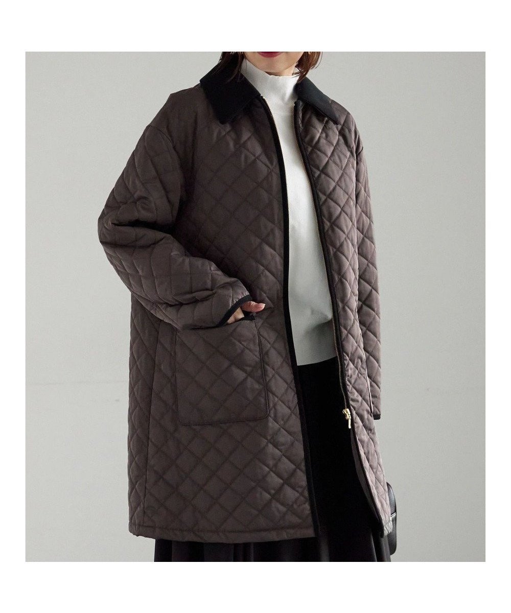 【テチチ/Te chichi】のキルティングミドルコート インテリア・キッズ・メンズ・レディースファッション・服の通販 founy(ファニー) ファッション Fashion レディースファッション Fashion for Women アウター Coat / Outerwear Collection コート・ロングコート・ピーコート Long Coats, Peacoats & More レディースジャケット・軽アウター Jackets キルティング Quilted, Quilting ジャケット Jacket, Outerwear フロント Front, Front Design ミドル Middle Length, Mid Height 夏 Summer S/S・春夏 SS, Spring/Summer, Warm Season A/W・秋冬 Autumn/Winter チャコールグレー|ID: prp329100004832116 ipo3291000000035590139