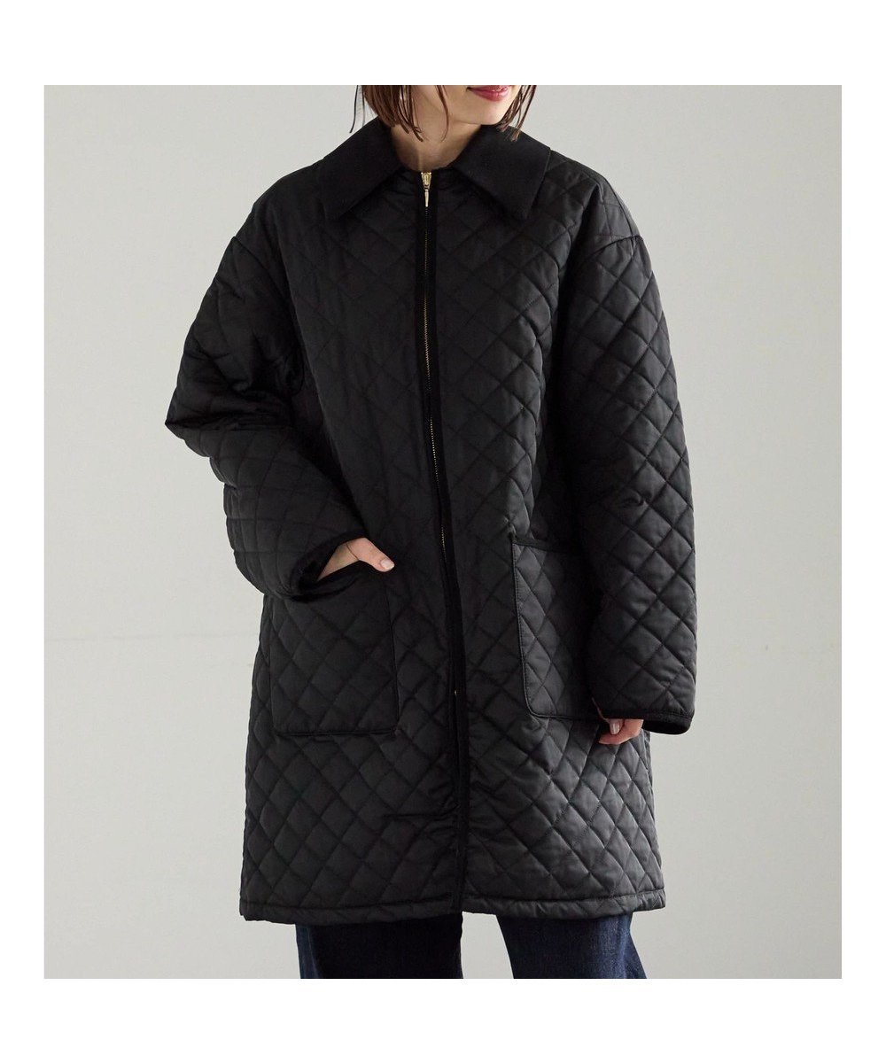 【テチチ/Te chichi】のキルティングミドルコート インテリア・キッズ・メンズ・レディースファッション・服の通販 founy(ファニー) ファッション Fashion レディースファッション Fashion for Women アウター Coat / Outerwear Collection コート・ロングコート・ピーコート Long Coats, Peacoats & More レディースジャケット・軽アウター Jackets キルティング Quilted, Quilting ジャケット Jacket, Outerwear フロント Front, Front Design ミドル Middle Length, Mid Height 夏 Summer S/S・春夏 SS, Spring/Summer, Warm Season A/W・秋冬 Autumn/Winter ブラック|ID: prp329100004832116 ipo3291000000035590141