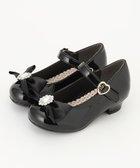 【エニィ/ANY / KIDS】のエナメルヒールパンプス 人気、トレンドファッション・服の通販 founy(ファニー) ファッション Fashion キッズファッション Fashion for Kids サテン Satin, Glossy Fabric リボン Ribbon, Bow エレガント 上品 Elegant 結婚式 Wedding thumbnail ブラック|ID: prp329100004832789 ipo3291000000035191959