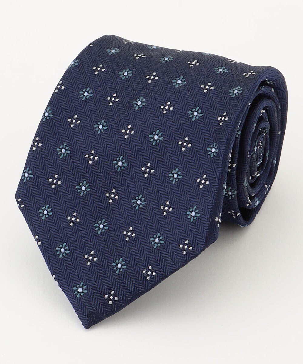 【ジェイ プレス/J.PRESS / MEN】の【VINTAGE JACQUARD COLLECTION】小紋柄 ネクタイ インテリア・キッズ・メンズ・レディースファッション・服の通販 founy(ファニー) 　ファッション　Fashion　メンズファッション　Fashion for Men　スーツ　Suit, Formalwear　エレガント 上品　Elegant　日本製　Made In Japan　ネイビー系8|ID: prp329100004832793 ipo3291000000035191980