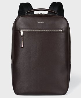 【ポールスミス/Paul Smith / MEN】のストローグレインレザー リュック 人気、トレンドファッション・服の通販 founy(ファニー) ファッション Fashion メンズファッション Fashion for Men バッグ Bags フロント Front, Front Design ポケット Pocket, Pocket Detail メンズ Men's, Menswear リュック Backpack, Rucksack |ID:prp329100004832795