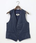 【ジョセフ アブード/JOSEPH ABBOUD / MEN】の【ストレッチ/スウェードタッチ/JAPANファブリック】コマ スウェード ベスト ネイビー系|ID: prp329100004832799 ipo3291000000035192010