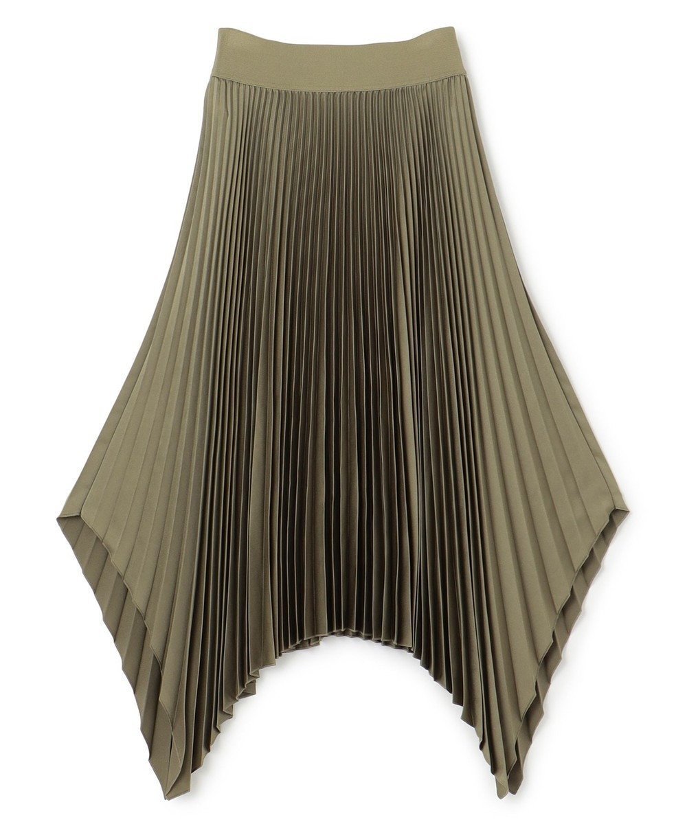 【ジョゼフ/JOSEPH】のニットウィーブプリッセ スカート インテリア・キッズ・メンズ・レディースファッション・服の通販 founy(ファニー) ファッション Fashion レディースファッション Fashion for Women スカート Skirts イレギュラーヘム Irregular Hem シンプル Simple, Minimal ドレープ Drape, Draping Fabric プリーツ Pleats, Pleated 夏 Summer 定番 Standard, Basic Item 春 Spring S/S・春夏 SS, Spring/Summer, Warm Season Dark Olive|ID: prp329100004832804 ipo3291000000035192049