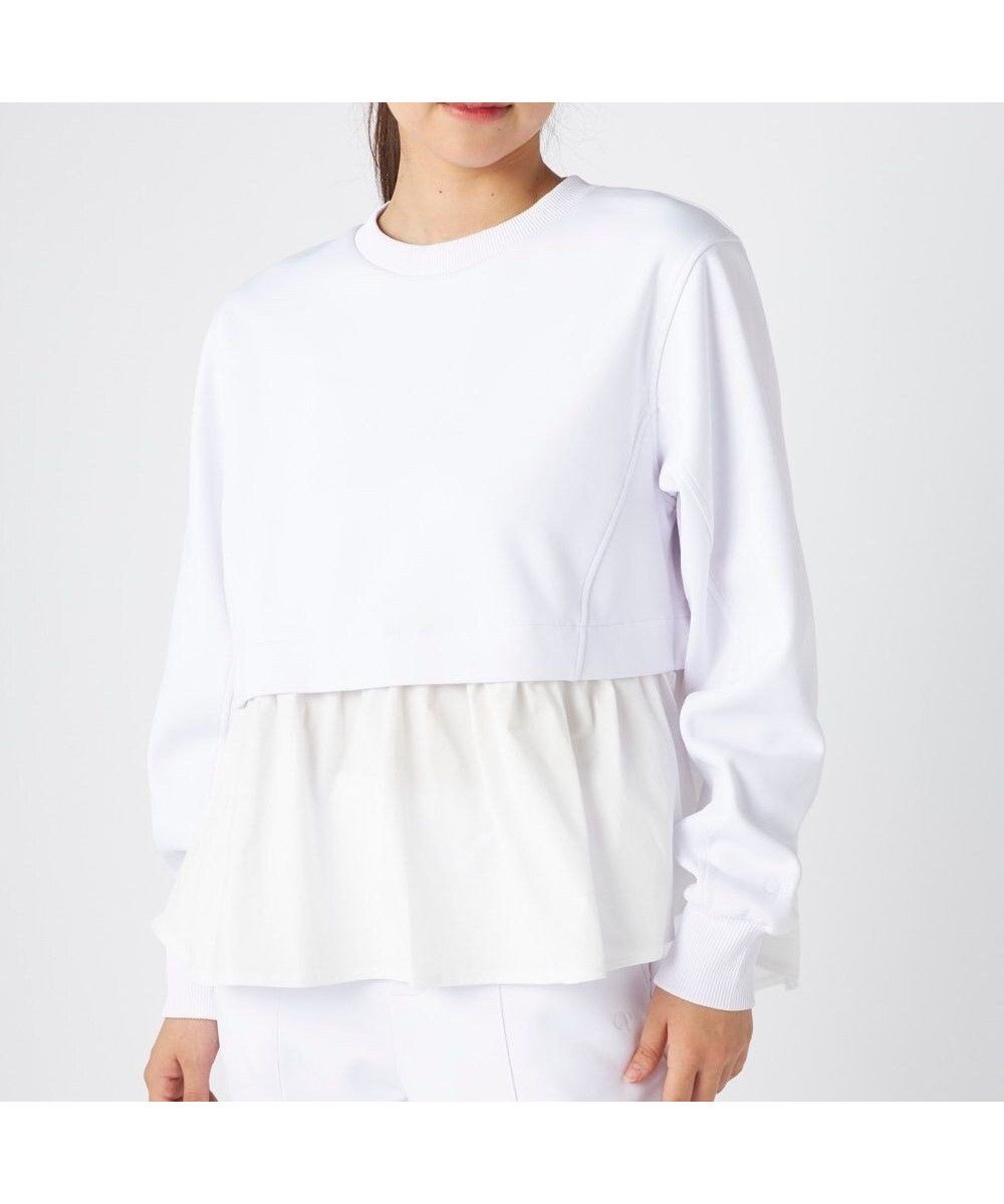 【その他のブランド/Other】の【ocean pacific】らくティブ/異素材ミックスダンボールプルオーバー 人気、トレンドファッション・服の通販 founy(ファニー) 　ファッション　Fashion　レディースファッション　Fashion for Women　トップス・カットソー　Cut & Sew Tops　レディースパーカー・カジュアルフーディー　Casual Hoodies & Sweatshirts　カジュアルプルオーバー・ニットトップス　Pullovers & Knit Tops / Casual Pullovers　スウェット・クルーネックトップス　Sweatshirts & Crewnecks / Relaxed Fit Sweat Tops　カリフォルニア　California, Cali Style　ギャザー　Gathered, Ruffled　切替　Switching, Contrast Panel　軽量　Lightweight, Ultra Light　シンプル　Simple, Minimal　スウェット / スエット　Sweatshirt, Sweatwear　スラックス　Slacks, Dress Pants　デニム　Denim, Jeans Material　ドッキング　Docking, Mixed Material　ビーチ　Beach, Seaside　フェミニン　Feminine, Girly　A/W・秋冬　Autumn/Winter　 other-1|ID: prp329100004832829 ipo3291000000035192143