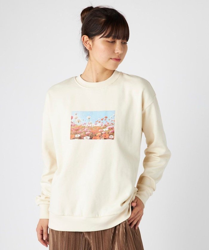 【その他のブランド/Other】の【ocean pacific】Daily Cozy/あったか裏起毛フォトプリントスウェット インテリア・キッズ・メンズ・レディースファッション・服の通販 founy(ファニー) https://founy.com/ ファッション Fashion レディースファッション Fashion for Women トップス・カットソー Cut & Sew Tops レディースパーカー・カジュアルフーディー Casual Hoodies & Sweatshirts スウェット・クルーネックトップス Sweatshirts & Crewnecks / Relaxed Fit Sweat Tops インナー Innerwear シンプル Simple, Minimal スウェット / スエット Sweatshirt, Sweatwear デニム Denim, Jeans Material ビーチ Beach, Seaside プリント Print, Printed Pattern リラックス Relax, Relaxed Fit 楽ちん Easy Fit, Comfortable A/W・秋冬 Autumn/Winter おすすめ Recommended / Our Picks お家時間・ステイホーム Stay Home / At Home |ID: prp329100004832831 ipo3291000000035192149