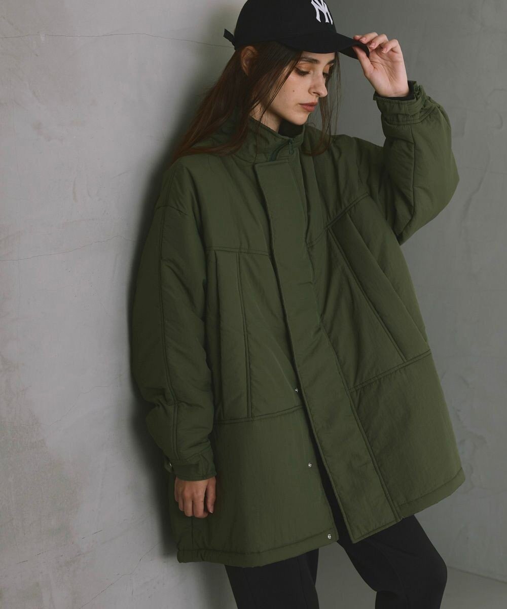 【その他のブランド/Other】の【ocean pacific】かるポカ モンスターコート インテリア・キッズ・メンズ・レディースファッション・服の通販 founy(ファニー) 　ファッション　Fashion　レディースファッション　Fashion for Women　アウター　Coat / Outerwear Collection　コート・ロングコート・ピーコート　Long Coats, Peacoats & More　レディースジャケット・軽アウター　Jackets　ジャケット　Jacket, Outerwear　スタンド　Stand Collar, Upright Stand　ダウン　Down, Puffer　デニム　Denim, Jeans Material　ビーチ　Beach, Seaside　冬　Winter / This Winter　A/W・秋冬　Autumn/Winter　エレガント 上品　Elegant　カーキ|ID: prp329100004832837 ipo3291000000035702351