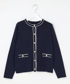 【エニィ スィス/any SiS】の【花粉対策】ラインポイント カーディガン ネイビー|ID: prp329100004832840 ipo3291000000035192182