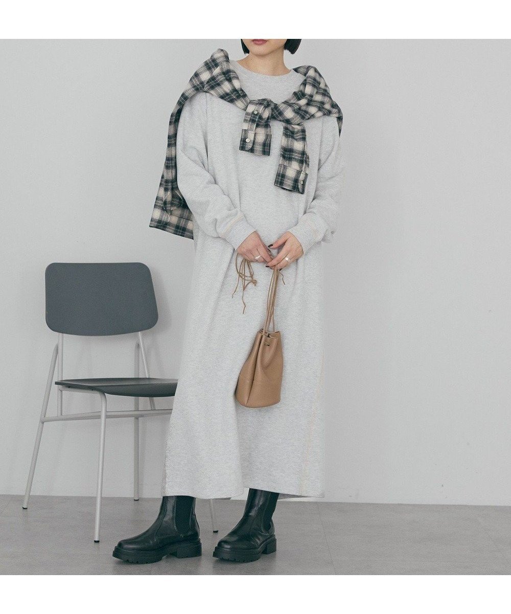 【アメリカンホリック/AMERICAN HOLIC】のスムース起毛ボックスシルエットワンピース 人気、トレンドファッション・服の通販 founy(ファニー) 　ファッション　Fashion　レディースファッション　Fashion for Women　ワンピース　Dresses　アメリカン　American Style　シンプル　Simple, Minimal　スタイリッシュ　Stylish, Fashionable　ボックス　Boxy, Box Shape　ポケット　Pocket, Pocket Detail　A/W・秋冬　Autumn/Winter　おすすめ　Recommended / Our Picks　 other-1|ID: prp329100004832842 ipo3291000000035759692