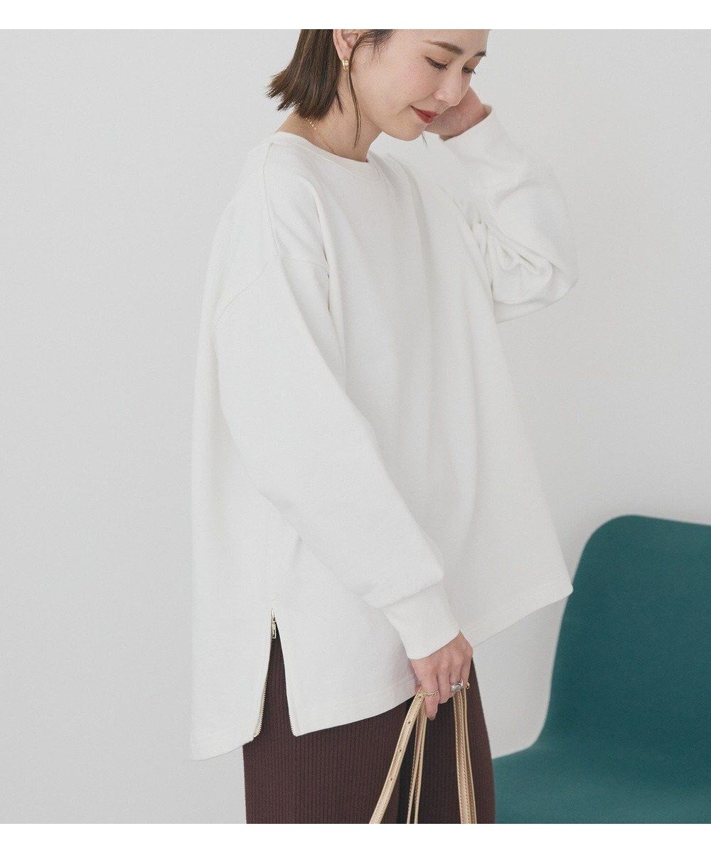 【アメリカンホリック/AMERICAN HOLIC】のサイドZIPスウェットプルオーバー 人気、トレンドファッション・服の通販 founy(ファニー) 　ファッション　Fashion　レディースファッション　Fashion for Women　トップス・カットソー　Cut & Sew Tops　レディースパーカー・カジュアルフーディー　Casual Hoodies & Sweatshirts　カジュアルプルオーバー・ニットトップス　Pullovers & Knit Tops / Casual Pullovers　スウェット・クルーネックトップス　Sweatshirts & Crewnecks / Relaxed Fit Sweat Tops　アメリカン　American Style　インナー　Innerwear　カットソー　Cut and Sewn Top　サイドジップ　Side Zip, Side Zipper　スウェット / スエット　Sweatshirt, Sweatwear　スタイリッシュ　Stylish, Fashionable　スリット　Slit, Slit Detail　ポケット　Pocket, Pocket Detail　A/W・秋冬　Autumn/Winter　おすすめ　Recommended / Our Picks　 other-1|ID: prp329100004832843 ipo3291000000035547873