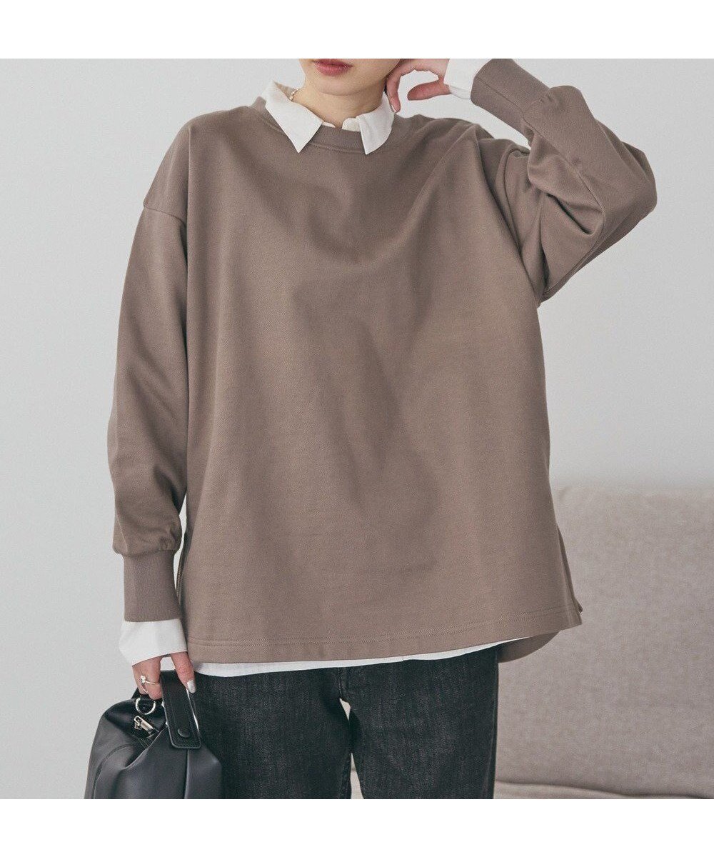 【アメリカンホリック/AMERICAN HOLIC】のサイドZIPスウェットプルオーバー インテリア・キッズ・メンズ・レディースファッション・服の通販 founy(ファニー) 　ファッション　Fashion　レディースファッション　Fashion for Women　トップス・カットソー　Cut & Sew Tops　レディースパーカー・カジュアルフーディー　Casual Hoodies & Sweatshirts　カジュアルプルオーバー・ニットトップス　Pullovers & Knit Tops / Casual Pullovers　スウェット・クルーネックトップス　Sweatshirts & Crewnecks / Relaxed Fit Sweat Tops　アメリカン　American Style　インナー　Innerwear　カットソー　Cut and Sewn Top　サイドジップ　Side Zip, Side Zipper　スウェット / スエット　Sweatshirt, Sweatwear　スタイリッシュ　Stylish, Fashionable　スリット　Slit, Slit Detail　ポケット　Pocket, Pocket Detail　A/W・秋冬　Autumn/Winter　おすすめ　Recommended / Our Picks　Mocha|ID: prp329100004832843 ipo3291000000035547877