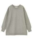 【グリーンパークス/Green Parks】のもちやわサイドリブニットチュニック Gray Mixture|ID: prp329100004832844 ipo3291000000035192198
