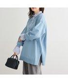 【グリーンパークス/Green Parks】のもちやわサイドリブニットチュニック Blue|ID: prp329100004832844 ipo3291000000035192200
