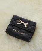 【メゾンドフルール/Maison de FLEUR】のリボンビジューウォレット Black|ID: prp329100004832848 ipo3291000000035192215
